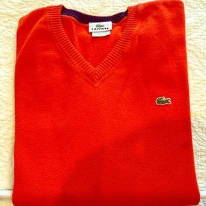 V- neck sweater from Lacoste
